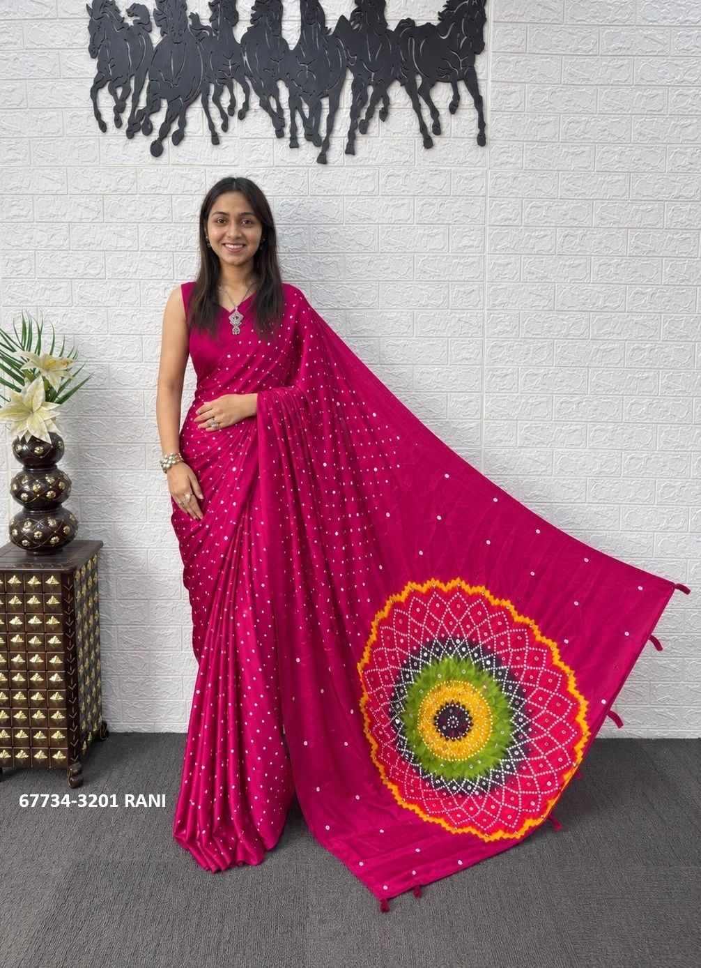 CHAKRI - Catalog # 67734 (Set of 6 Sarees)