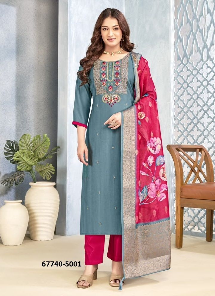 SANAYA - Catalog # 67740 (Set of 12 Readymade Salwar Suits) SANAYA - Catalog # 67740 (Set of 12 Readymade Salwar Suits)
