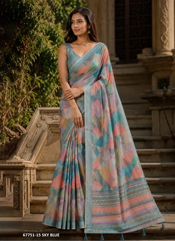KELVINATOR - Catalog # 67751 (Set of 4 Sarees) KELVINATOR - Catalog # 67751 (Set of 4 Sarees)