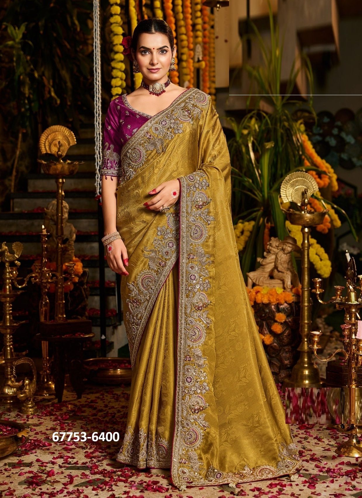 DAAMINI - Catalog # 67753 (Set of 5 Sarees) DAAMINI - Catalog # 67753 (Set of 5 Sarees)