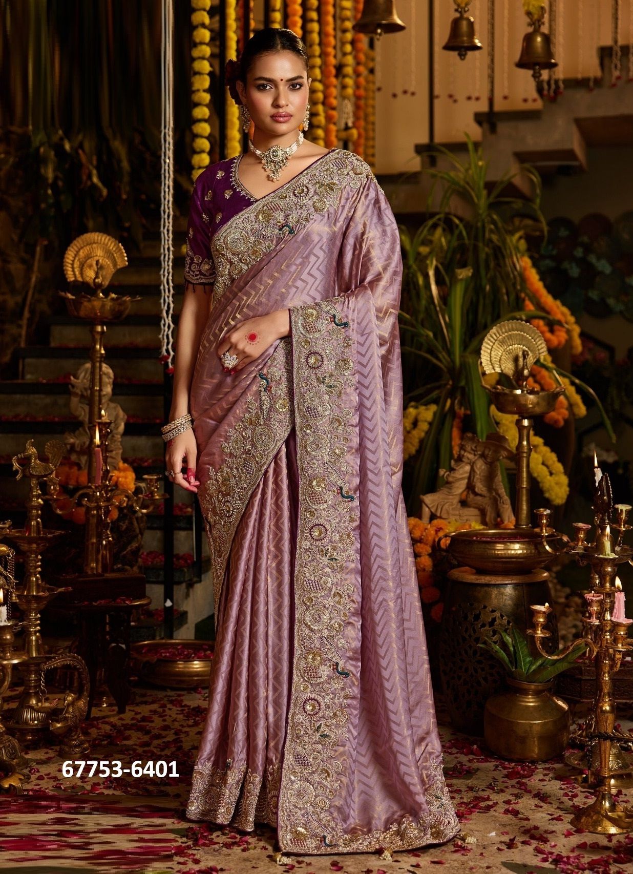 DAAMINI - Catalog # 67753 (Set of 5 Sarees) DAAMINI - Catalog # 67753 (Set of 5 Sarees)