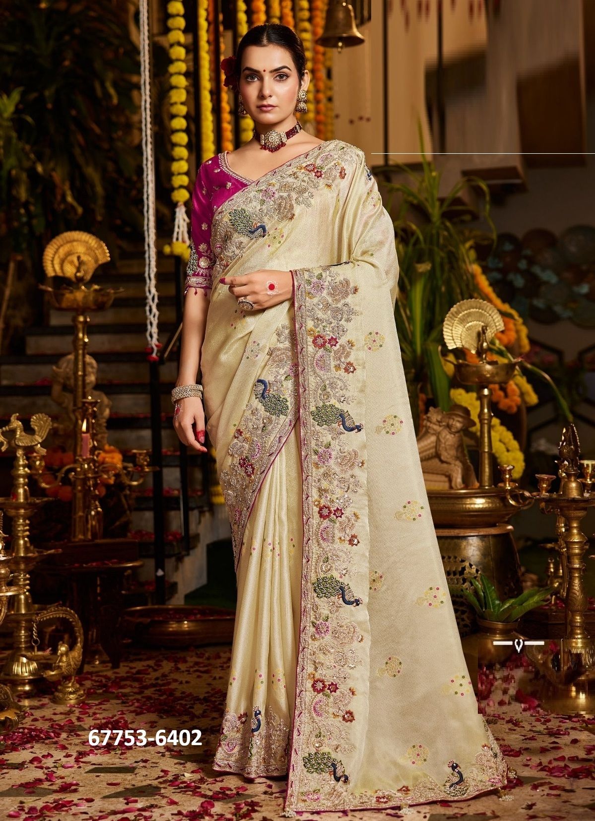 DAAMINI - Catalog # 67753 (Set of 5 Sarees) DAAMINI - Catalog # 67753 (Set of 5 Sarees)