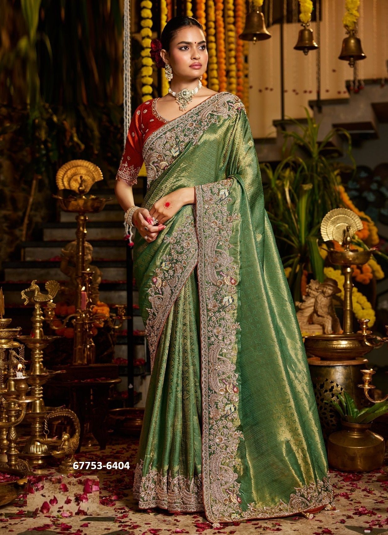 DAAMINI - Catalog # 67753 (Set of 5 Sarees) DAAMINI - Catalog # 67753 (Set of 5 Sarees)