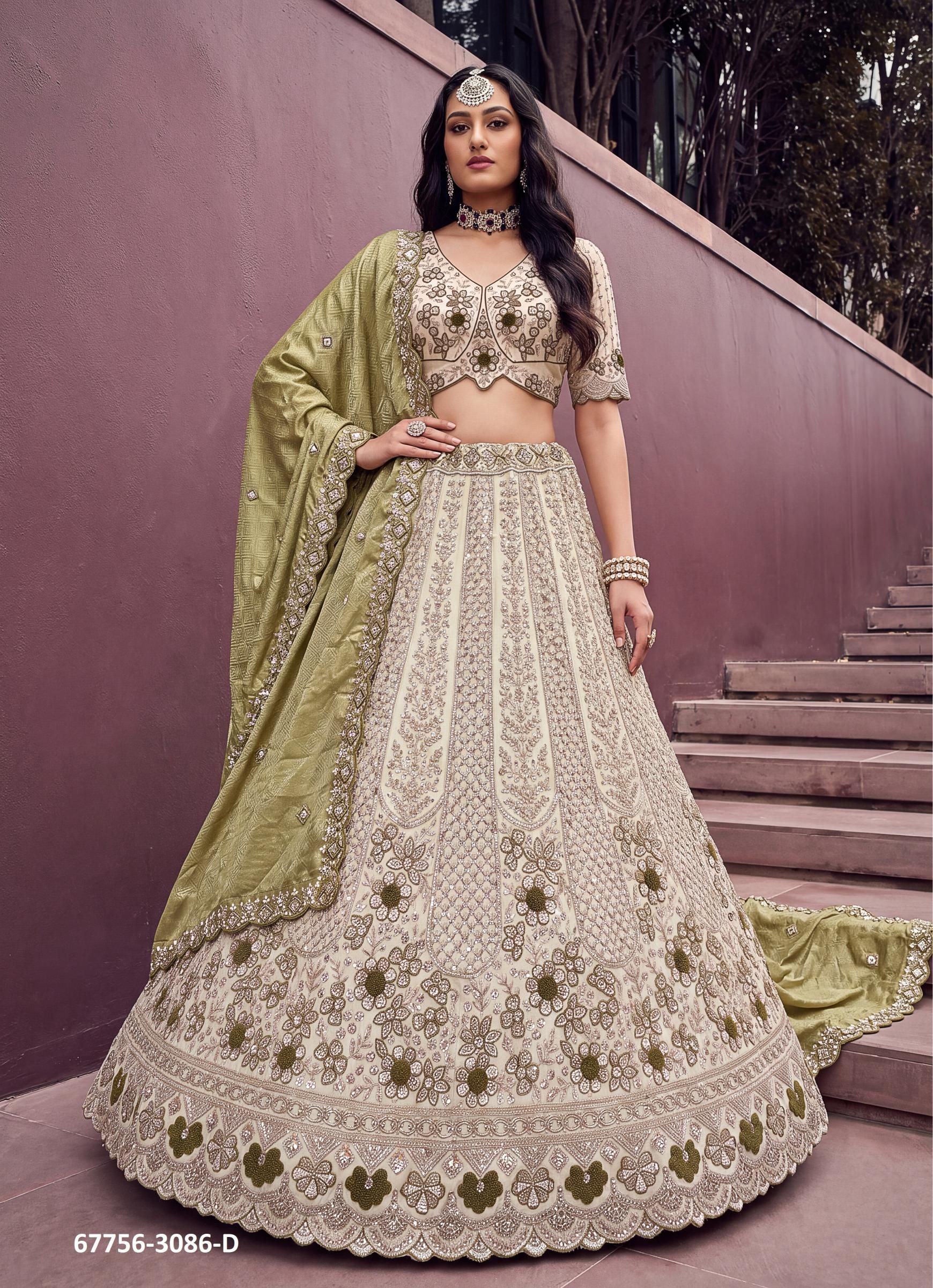 LAKME - Catalog # 67756 (Set of 9 Semi-Stitched Lehengas) LAKME - Catalog # 67756 (Set of 9 Semi-Stitched Lehengas)