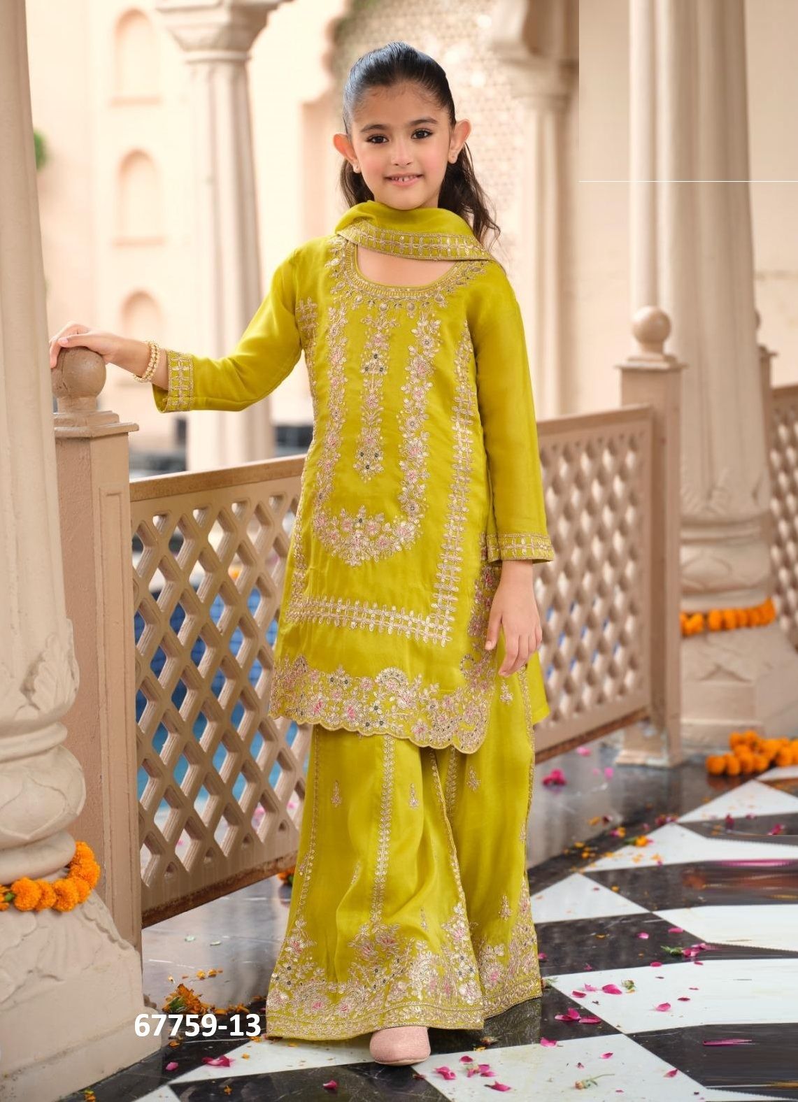KIDS - GOTHAM - Catalog # 67759 (Set of 3 Readymade Salwar Suits)