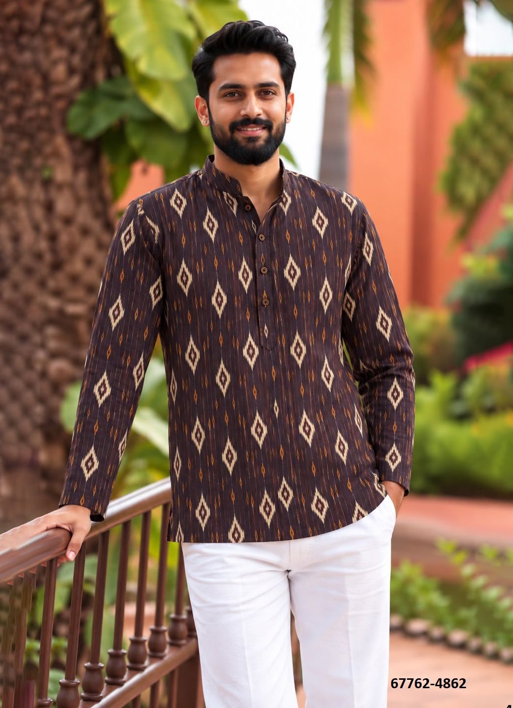 NAVRATRI KURTA - Catalog # 67762 (Set of 9 Men's Ethnic Wear)