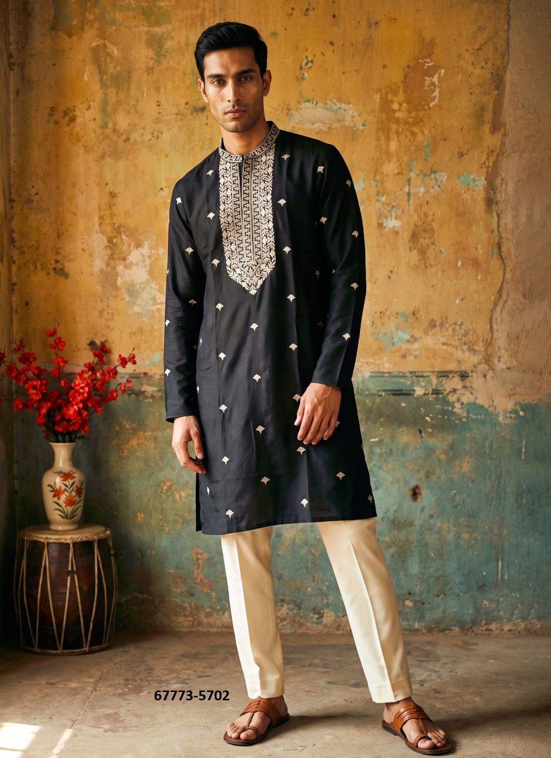 BABA WEDDING - Catalog # 67773 (Set of 11 Men's Ethnic Wear)