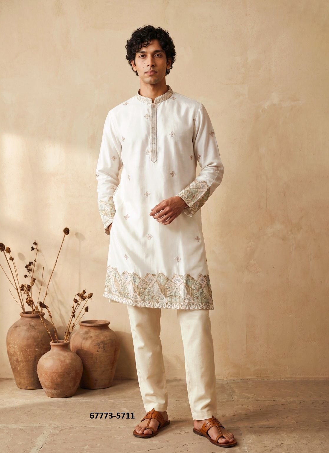 BABA WEDDING - Catalog # 67773 (Set of 11 Men's Ethnic Wear)