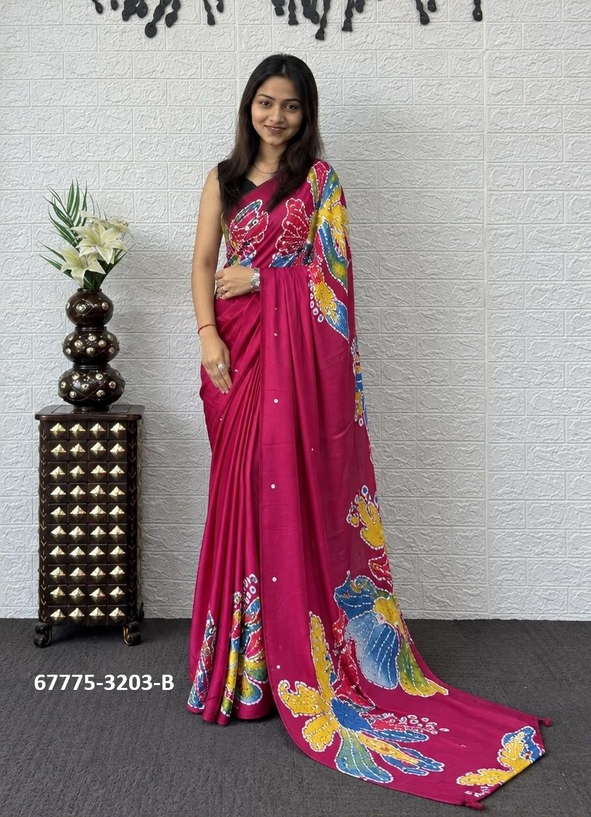 JELLY DIGITAL - Catalog # 67775 (Set of 6 Sarees) JELLY DIGITAL - Catalog # 67775 (Set of 6 Sarees)