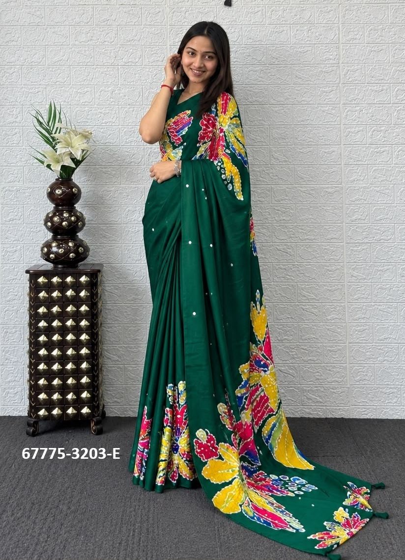JELLY DIGITAL - Catalog # 67775 (Set of 6 Sarees) JELLY DIGITAL - Catalog # 67775 (Set of 6 Sarees)