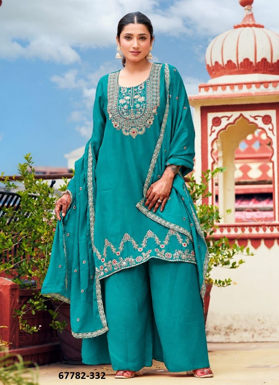 RUPAL - Catalog # 67782 (Set of 3 SIZE-SETS [Readymade Salwar Suits])