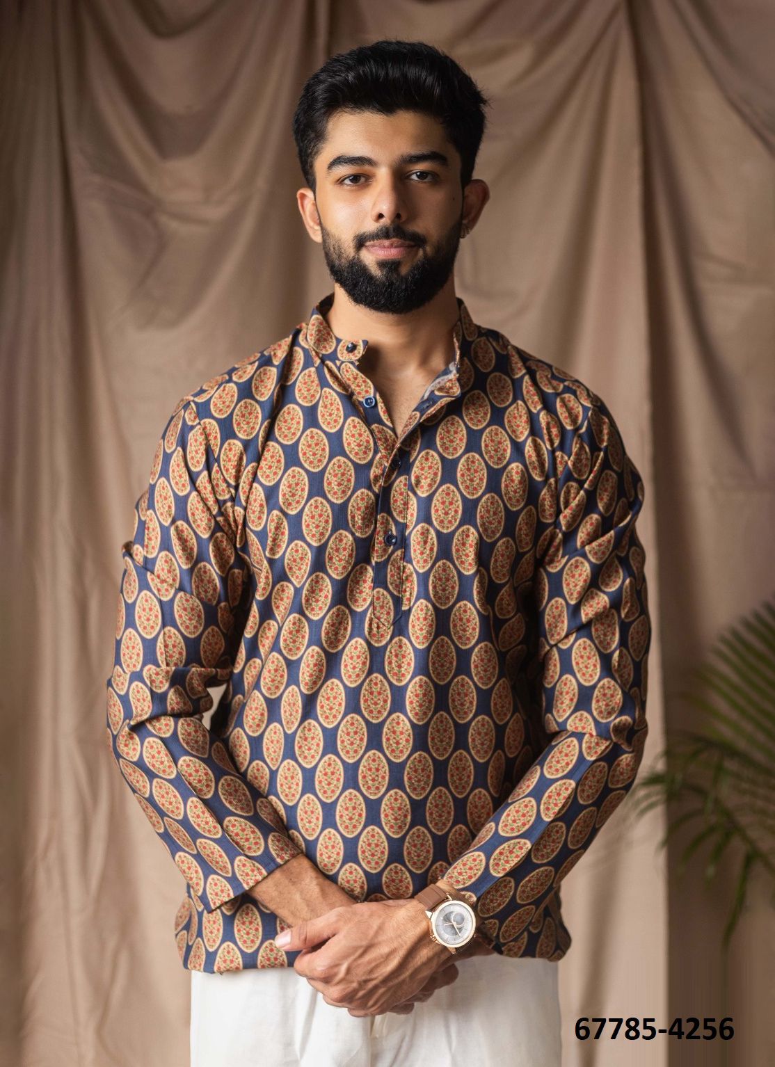 MEN'S SHORT KURTA 2 - Catalog # 67785 (Set of 7 Men's Ethnic Wear) MEN'S SHORT KURTA 2 - Catalog # 67785 (Set of 7 Men's Ethnic Wear)