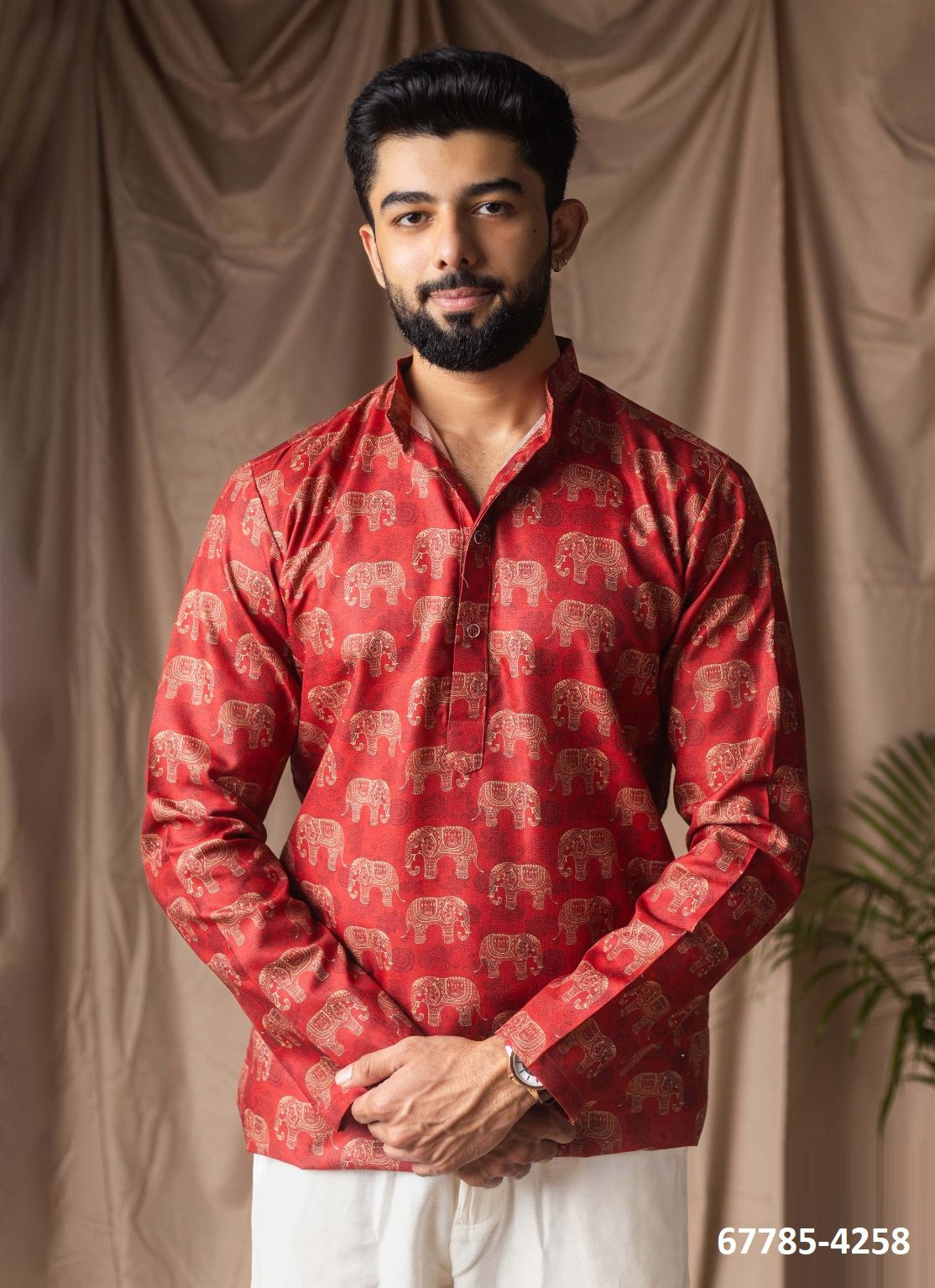 MEN'S SHORT KURTA 2 - Catalog # 67785 (Set of 7 Men's Ethnic Wear) MEN'S SHORT KURTA 2 - Catalog # 67785 (Set of 7 Men's Ethnic Wear)