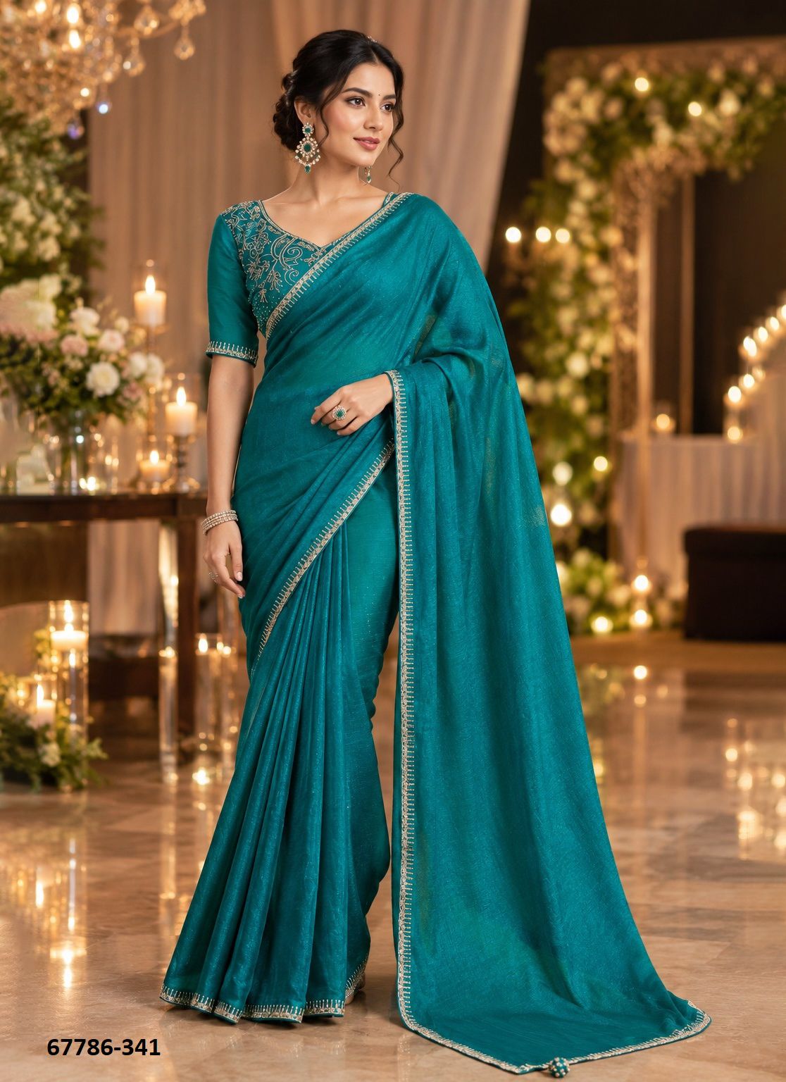 SUMANA - Catalog # 67786 (Set of 4 Sarees) SUMANA - Catalog # 67786 (Set of 4 Sarees)