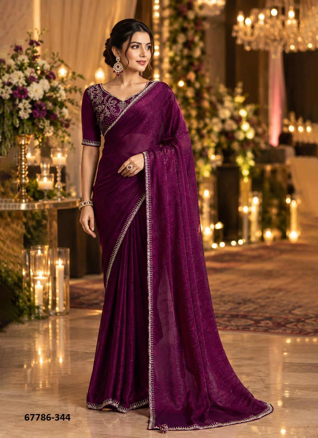 SUMANA - Catalog # 67786 (Set of 4 Sarees) SUMANA - Catalog # 67786 (Set of 4 Sarees)