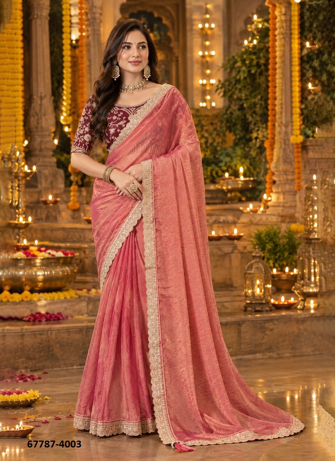 ROOP REKHA - Catalog # 67787 (Set of 5 Sarees) ROOP REKHA - Catalog # 67787 (Set of 5 Sarees)