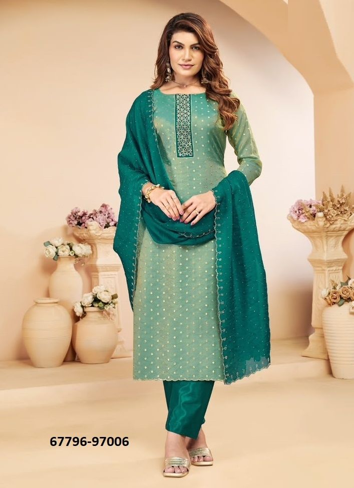 SAAMNA - Catalog # 67796 (Set of 10 Readymade Salwar Suits)