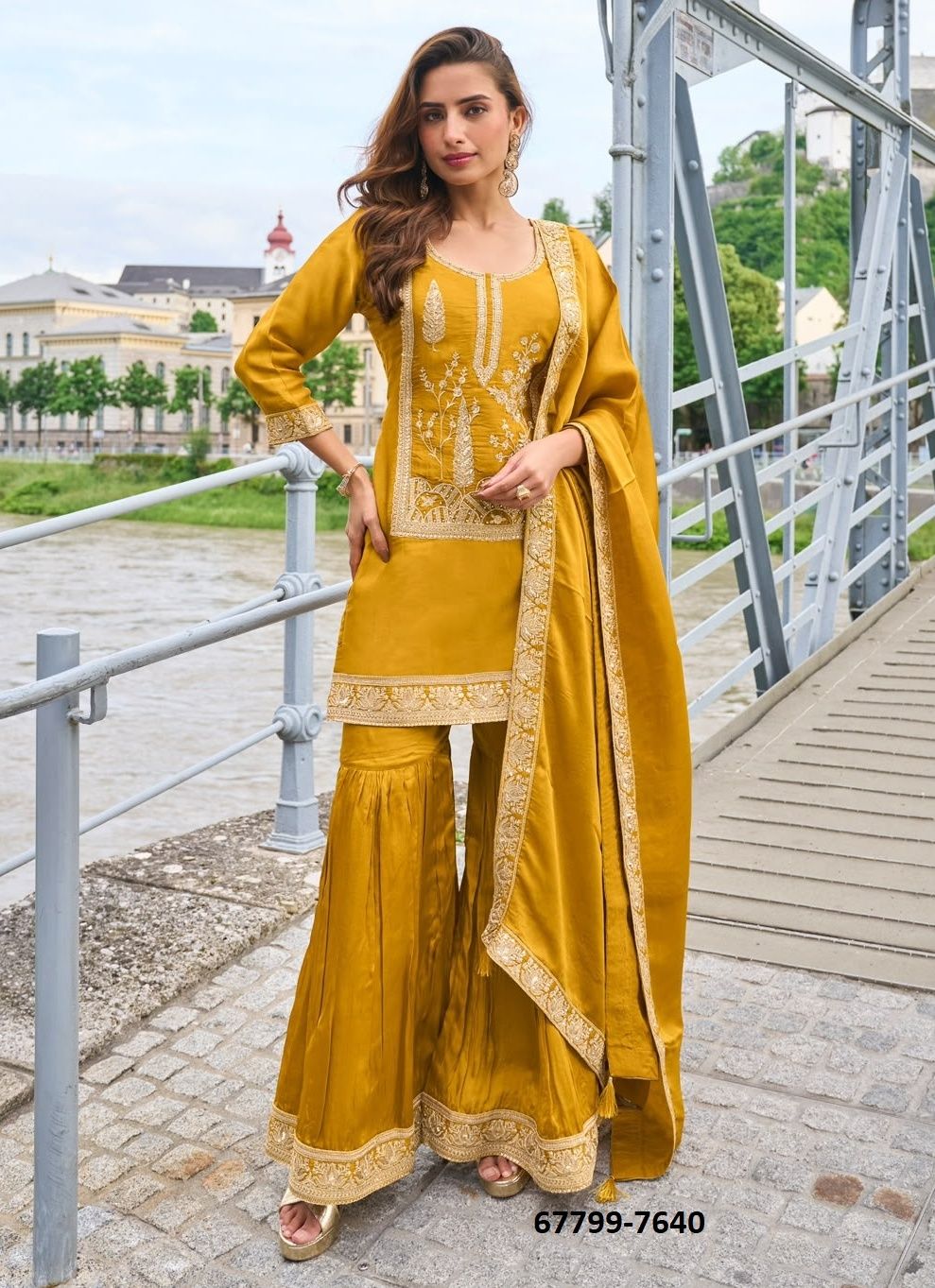 LAVANYA - Catalog # 67799 (Set of 4 Readymade Salwar Suits)