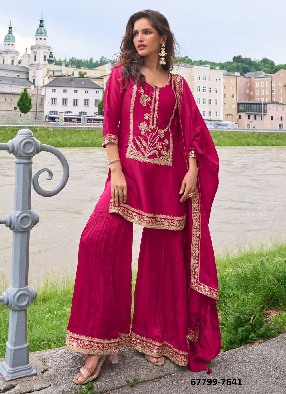 LAVANYA - Catalog # 67799 (Set of 4 Readymade Salwar Suits)