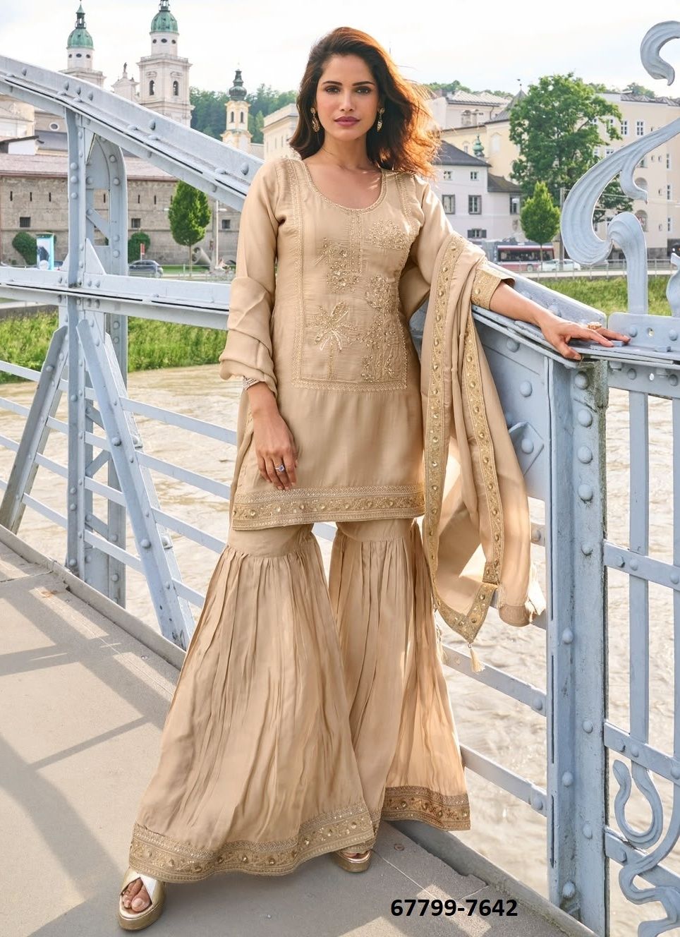 LAVANYA - Catalog # 67799 (Set of 4 Readymade Salwar Suits)