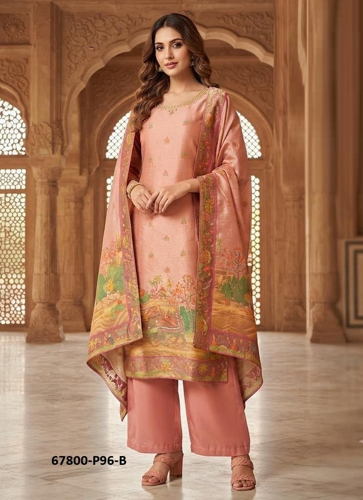 PANI HARI - Catalog # 67800 (Set of 4 SIZE-SETS [Readymade Salwar Suits])