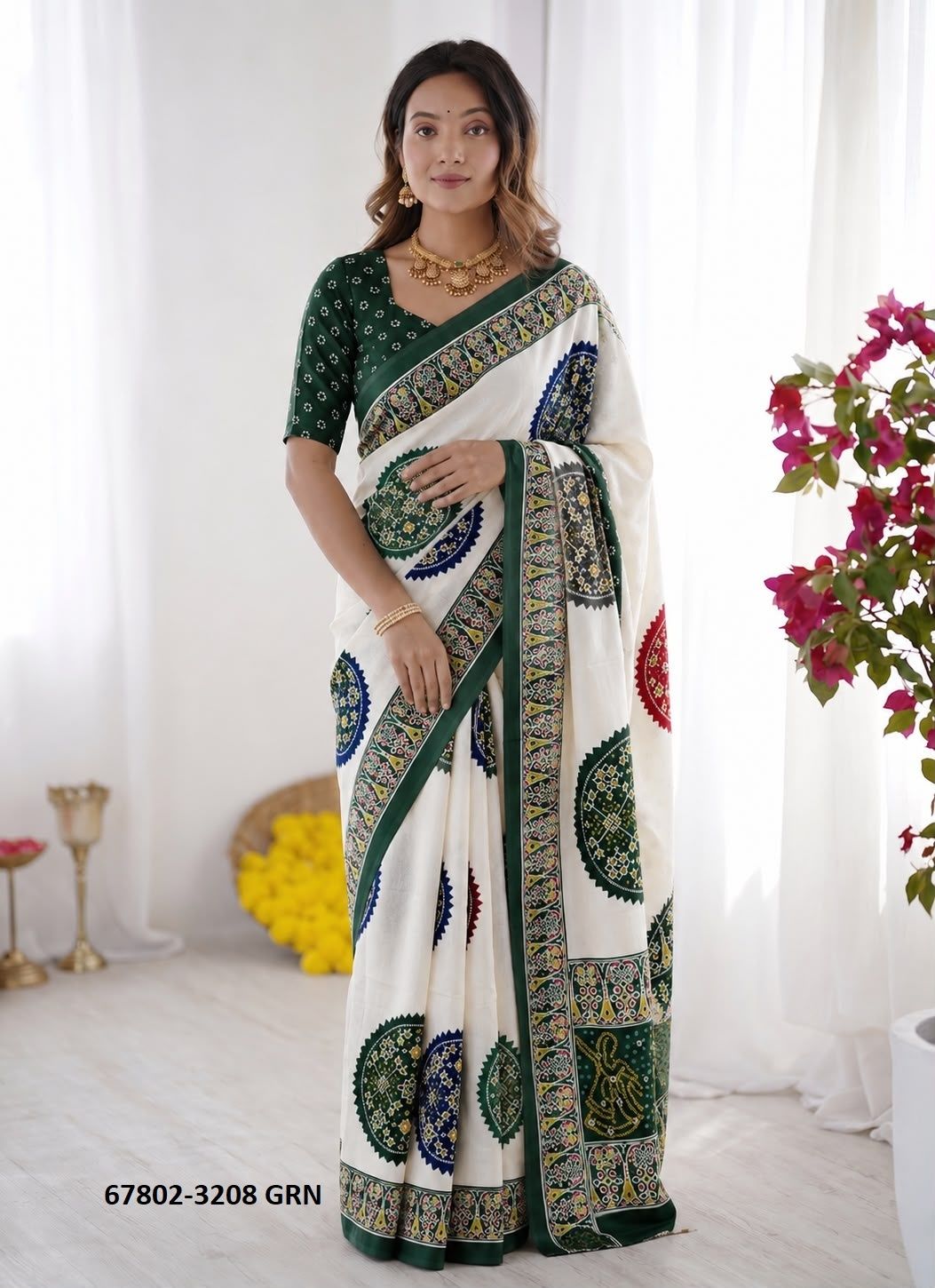 SETHANI - Catalog # 67802 (Set of 6 Sarees) SETHANI - Catalog # 67802 (Set of 6 Sarees)