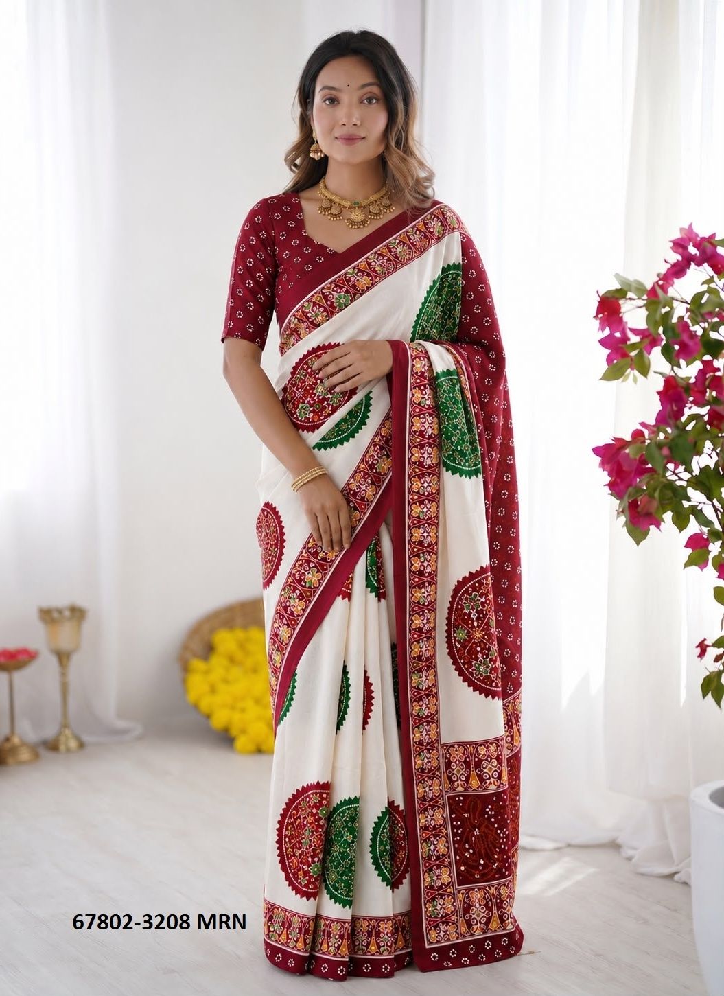 SETHANI - Catalog # 67802 (Set of 6 Sarees) SETHANI - Catalog # 67802 (Set of 6 Sarees)