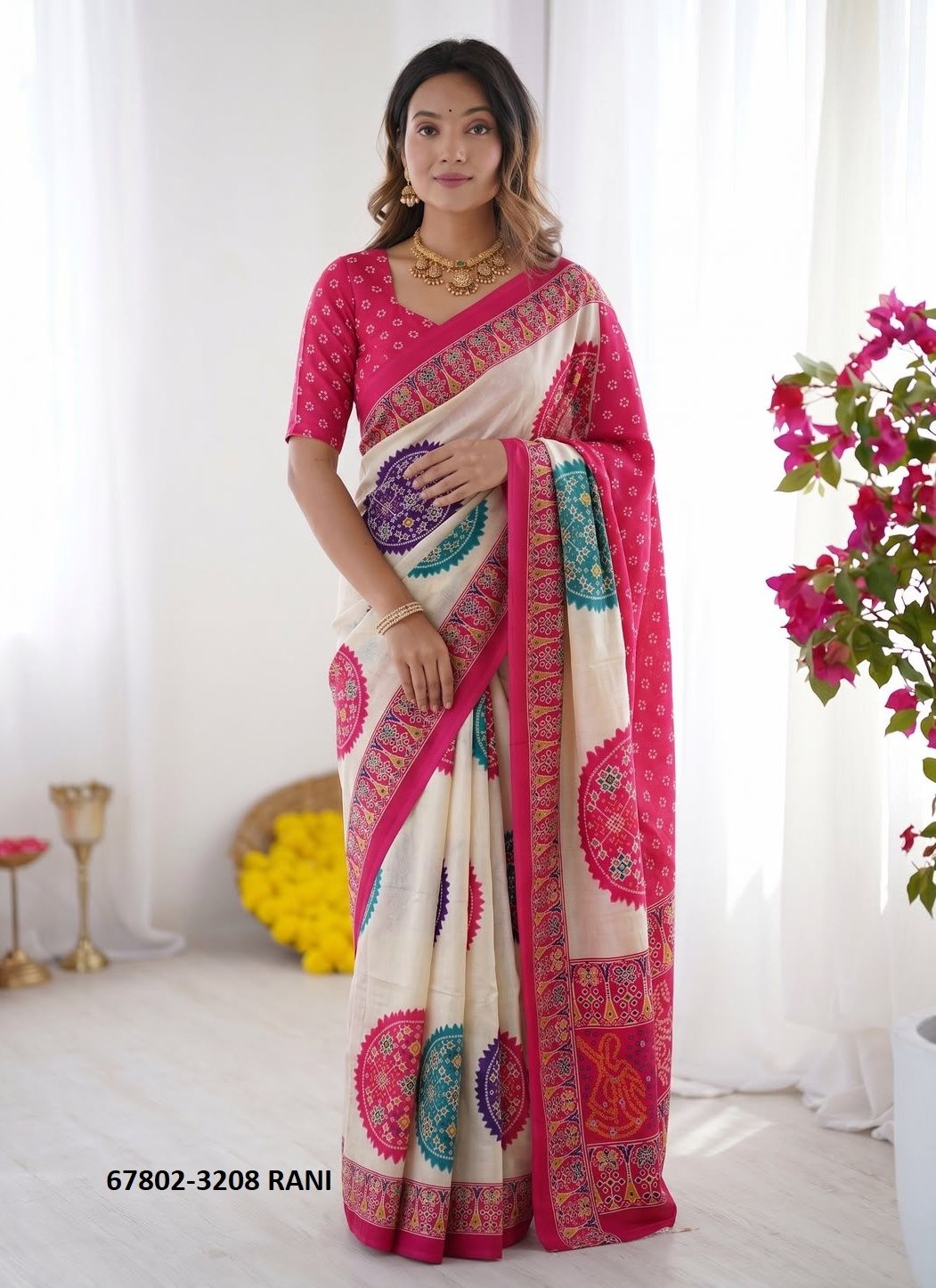 SETHANI - Catalog # 67802 (Set of 6 Sarees) SETHANI - Catalog # 67802 (Set of 6 Sarees)