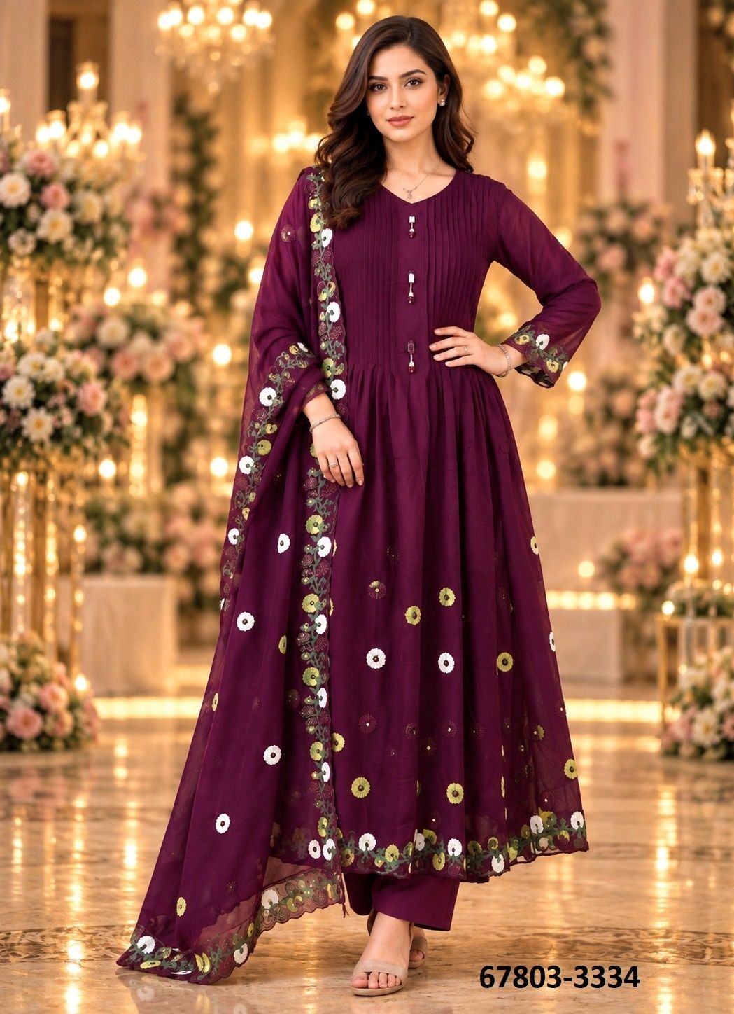 FEMINA - Catalog # 67803 (Set of 4 Readymade Salwar Suits)