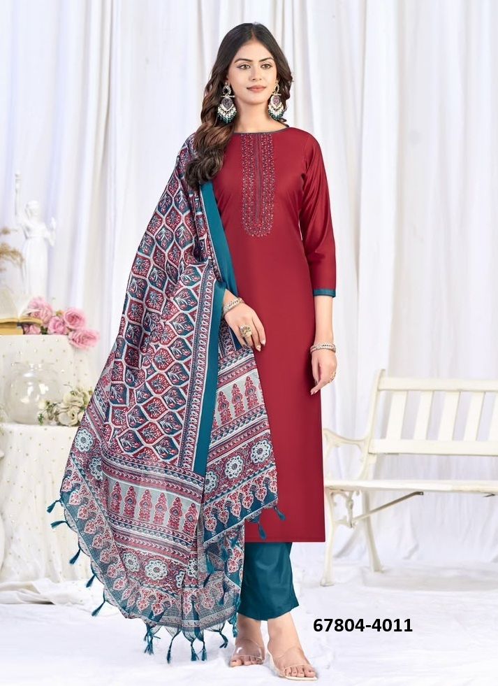 EMINENT - Catalog # 67804 (Set of 12 Readymade Salwar Suits)