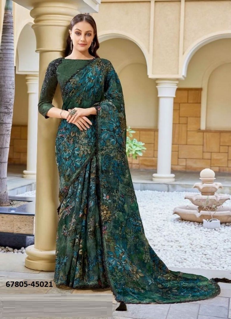 MONTESSA - Catalog # 67805 (Set of 15 Sarees) MONTESSA - Catalog # 67805 (Set of 15 Sarees)