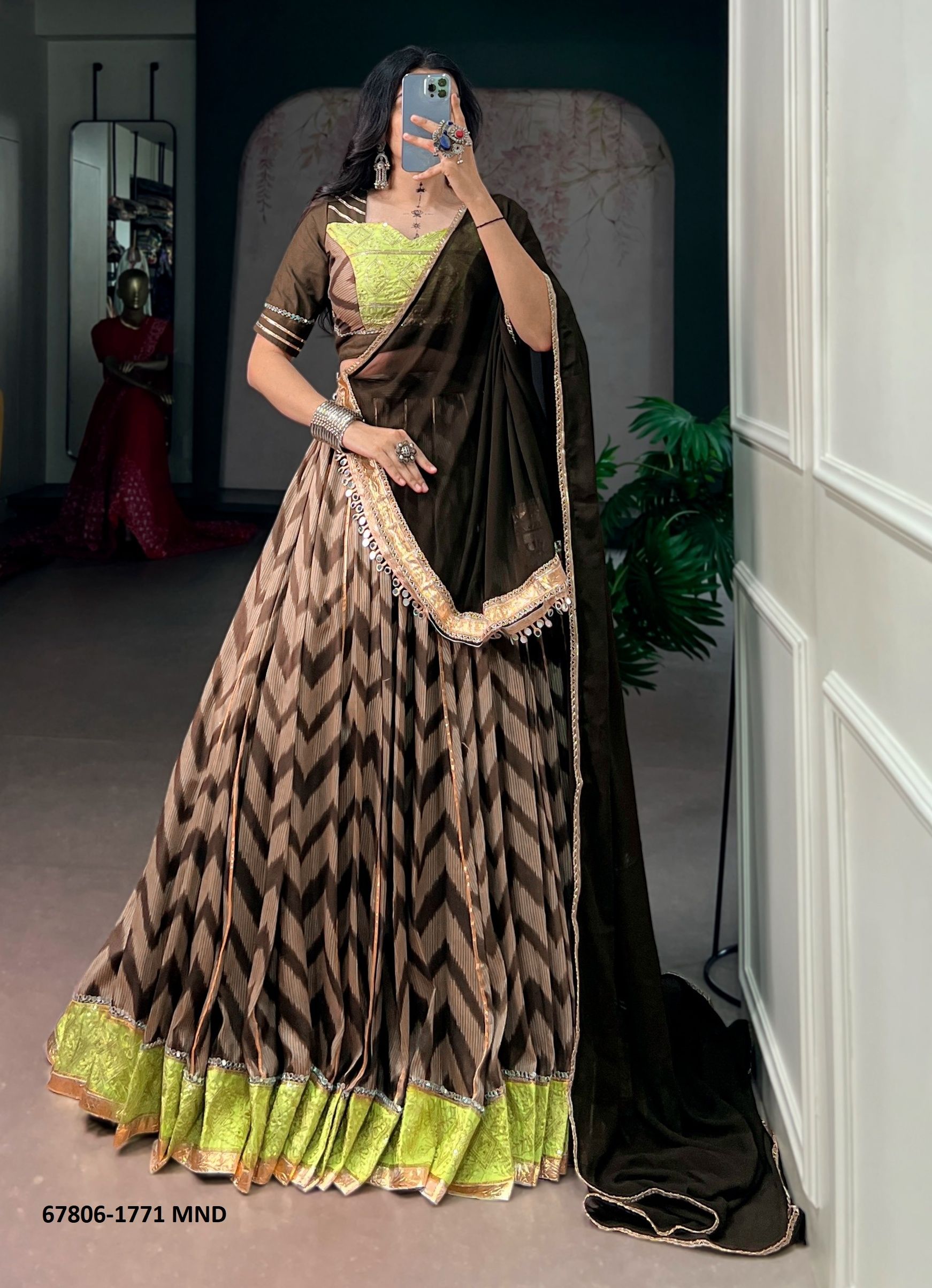 SUVAMA - Catalog # 67806 (Set of 4 Readymade Lehengas) SUVAMA - Catalog # 67806 (Set of 4 Readymade Lehengas)