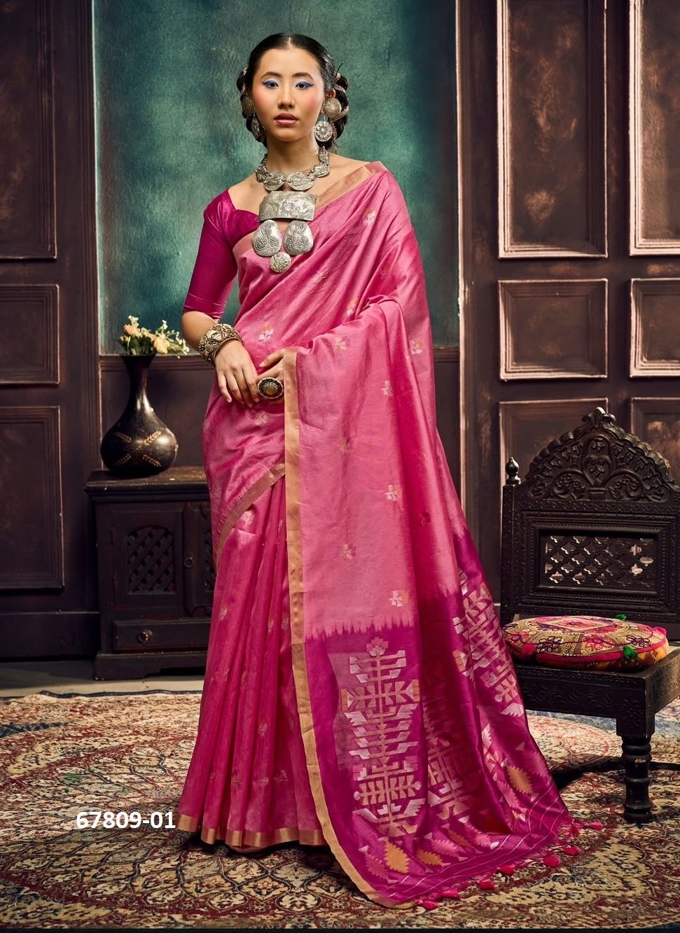 PAITHANI KING - Catalog # 67809 (Set of 6 Sarees) PAITHANI KING - Catalog # 67809 (Set of 6 Sarees)
