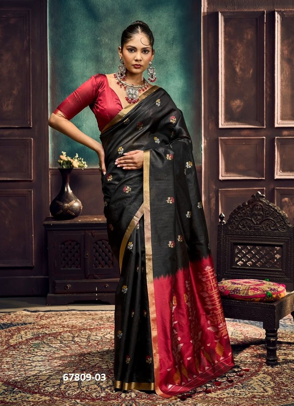 PAITHANI KING - Catalog # 67809 (Set of 6 Sarees) PAITHANI KING - Catalog # 67809 (Set of 6 Sarees)