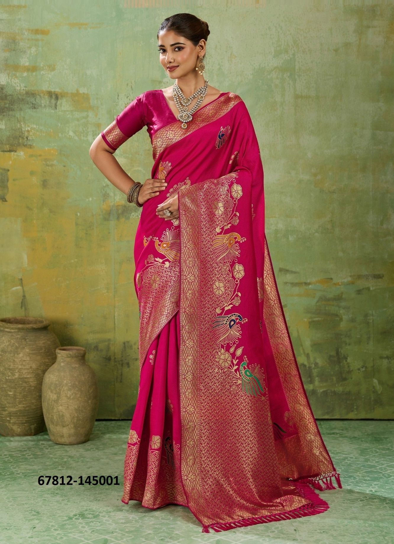 VANTARA - Catalog # 67812 (Set of 5 Sarees) VANTARA - Catalog # 67812 (Set of 5 Sarees)