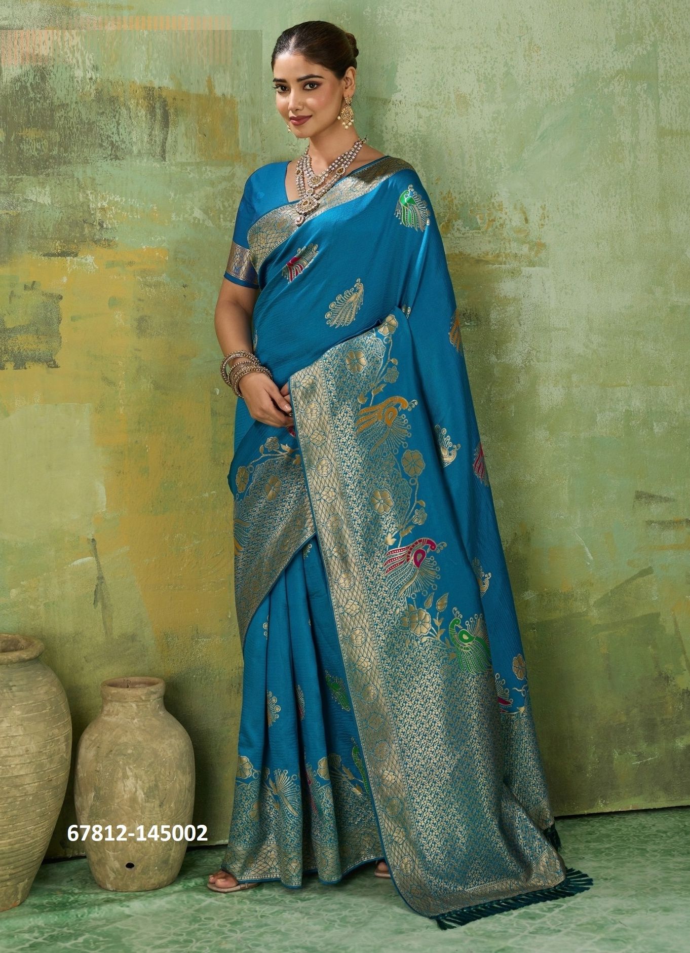VANTARA - Catalog # 67812 (Set of 5 Sarees) VANTARA - Catalog # 67812 (Set of 5 Sarees)