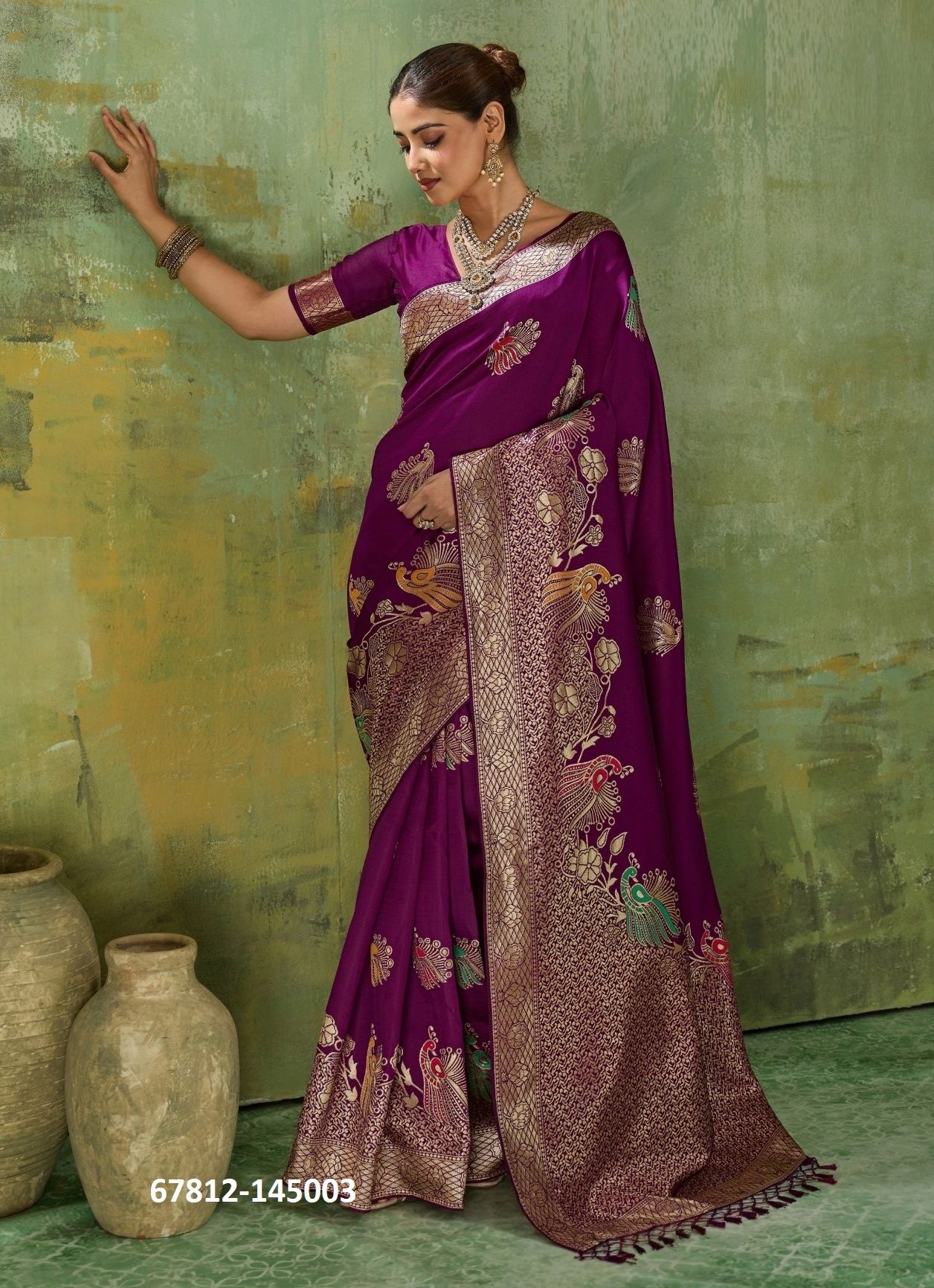 VANTARA - Catalog # 67812 (Set of 5 Sarees) VANTARA - Catalog # 67812 (Set of 5 Sarees)