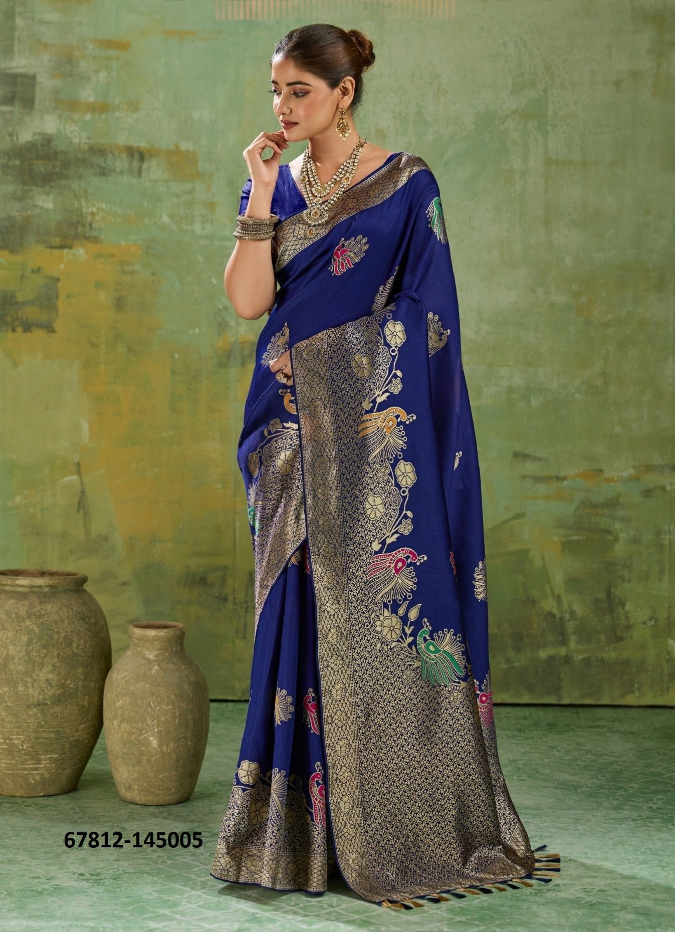 VANTARA - Catalog # 67812 (Set of 5 Sarees) VANTARA - Catalog # 67812 (Set of 5 Sarees)