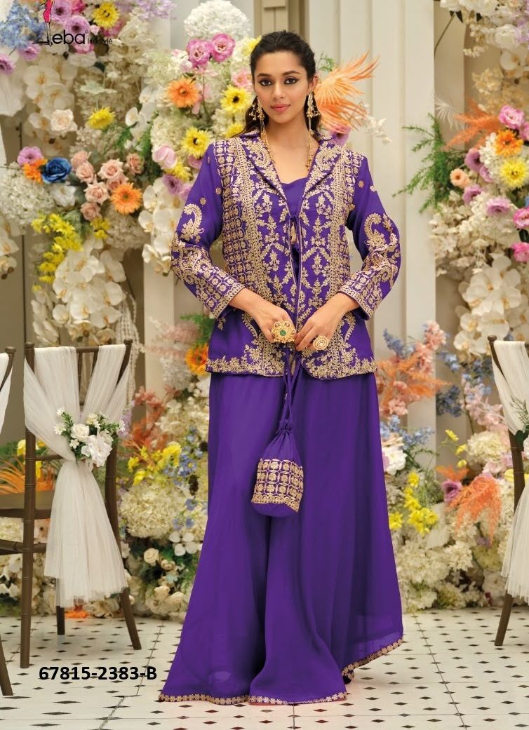 DIVYANI - Catalog # 67815 (Set of 3 Indo-Western Outfits)