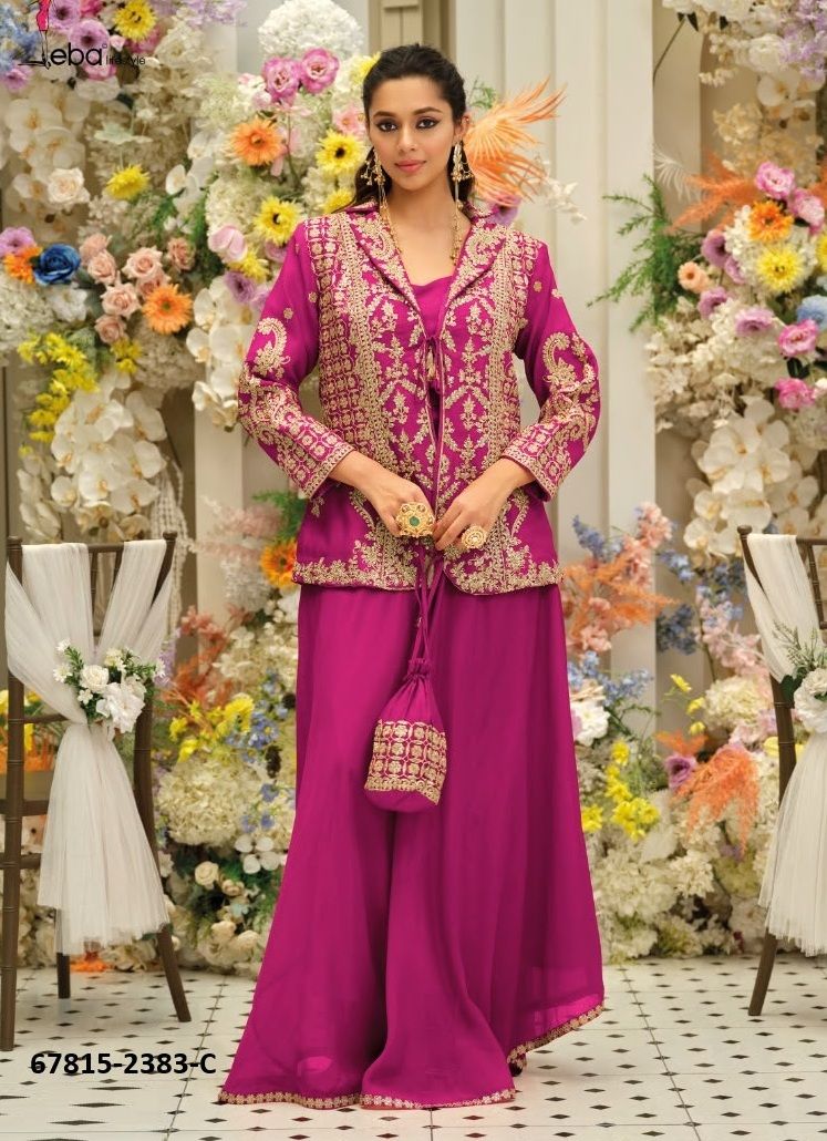 DIVYANI - Catalog # 67815 (Set of 3 Indo-Western Outfits)
