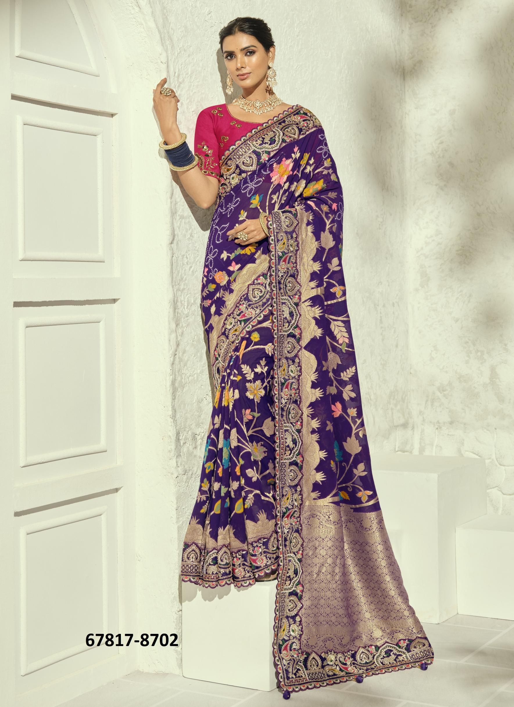 JAMNA - Catalog # 67817 (Set of 9 Sarees) JAMNA - Catalog # 67817 (Set of 9 Sarees)