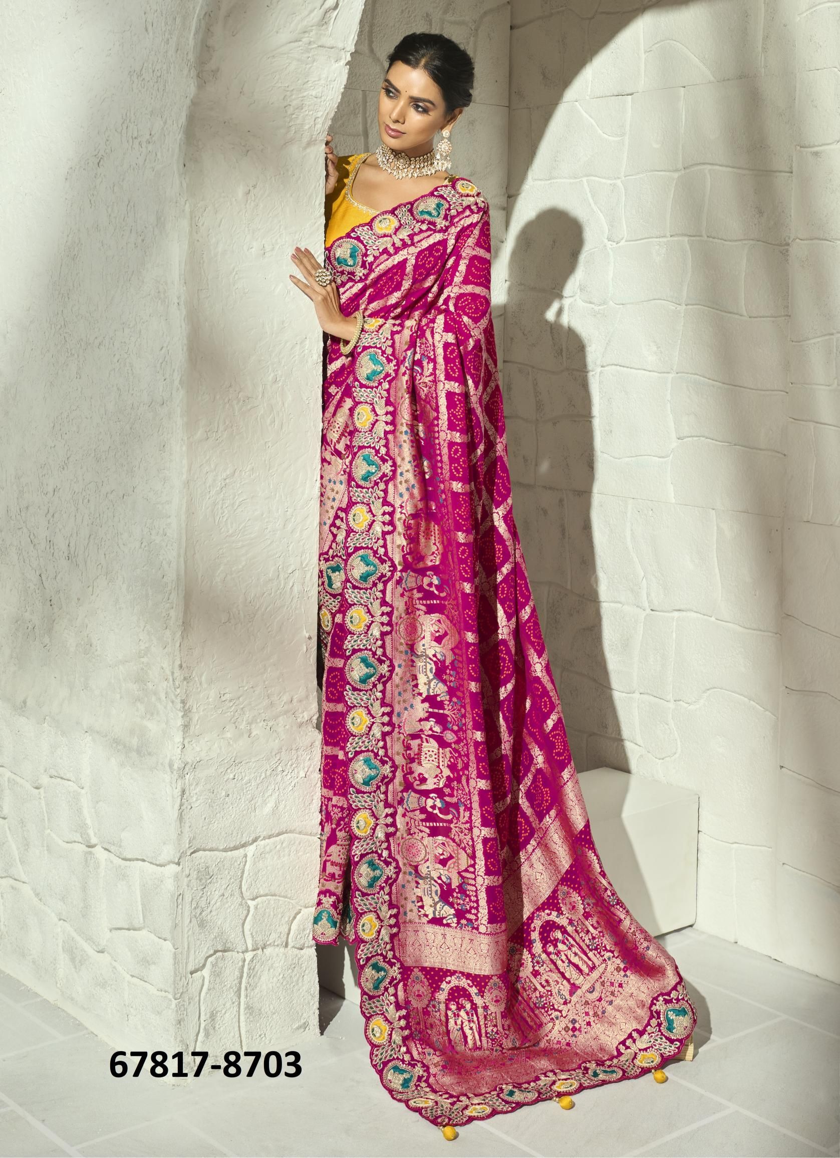 JAMNA - Catalog # 67817 (Set of 9 Sarees) JAMNA - Catalog # 67817 (Set of 9 Sarees)
