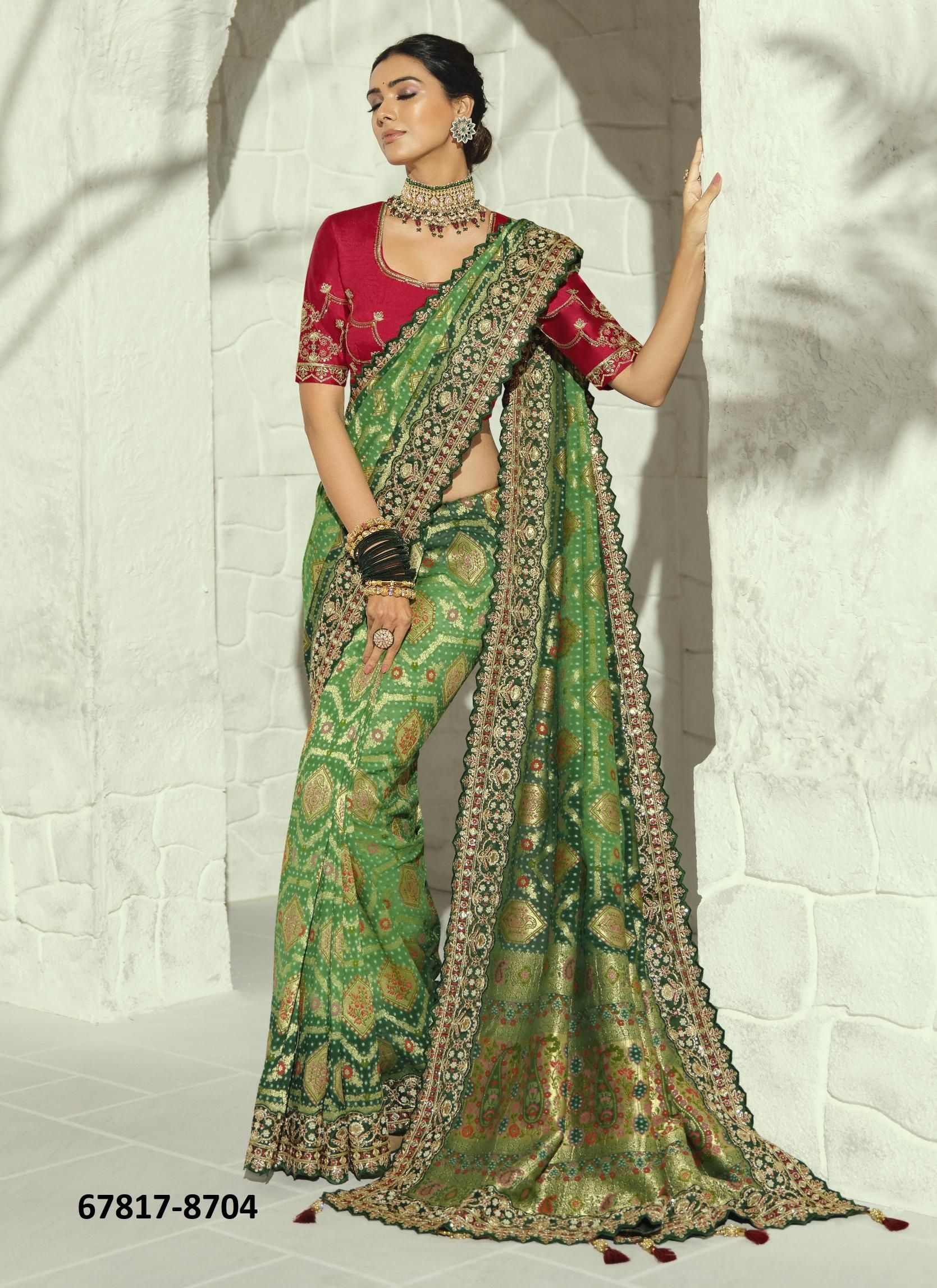 JAMNA - Catalog # 67817 (Set of 9 Sarees) JAMNA - Catalog # 67817 (Set of 9 Sarees)