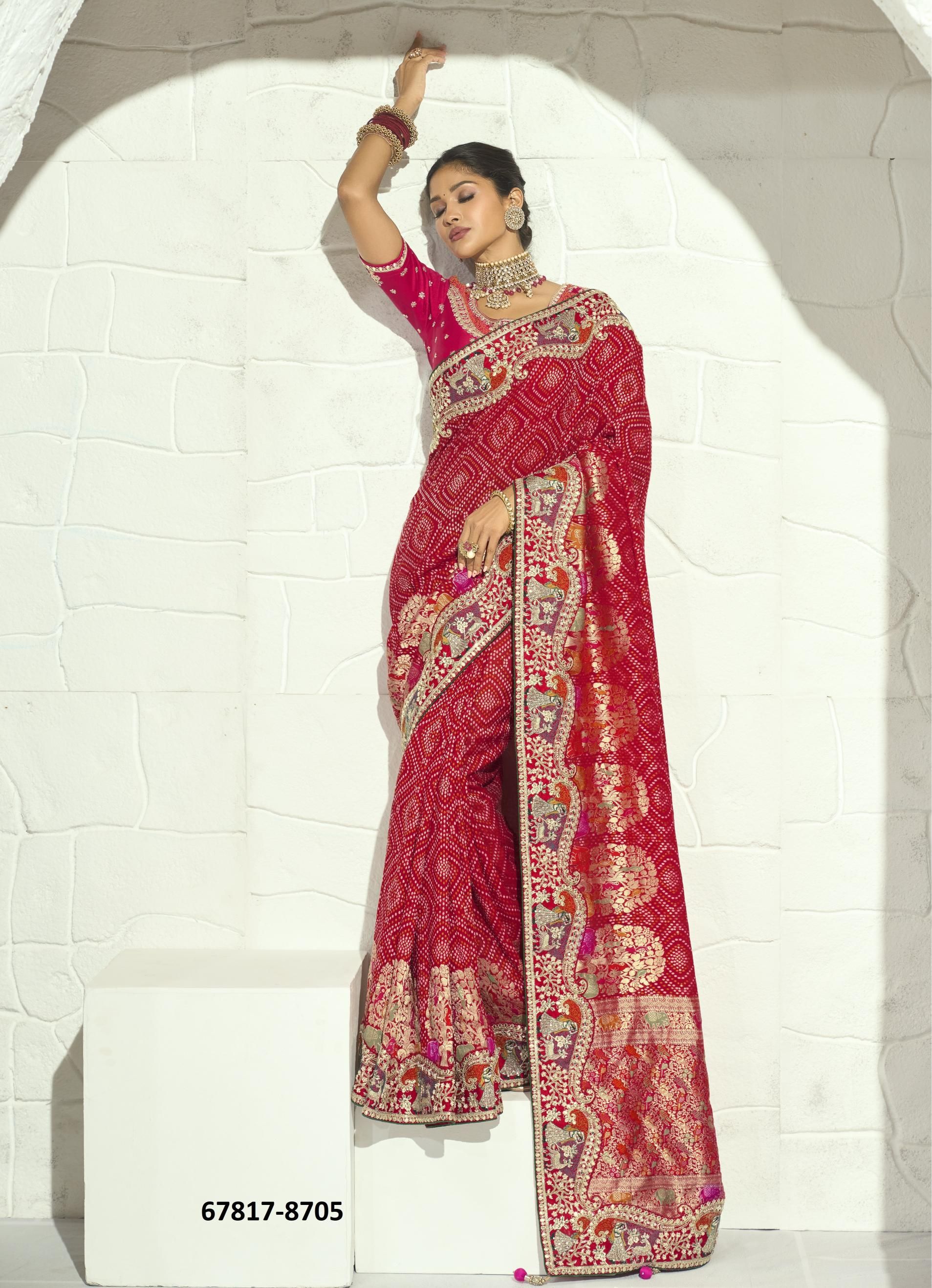 JAMNA - Catalog # 67817 (Set of 9 Sarees) JAMNA - Catalog # 67817 (Set of 9 Sarees)