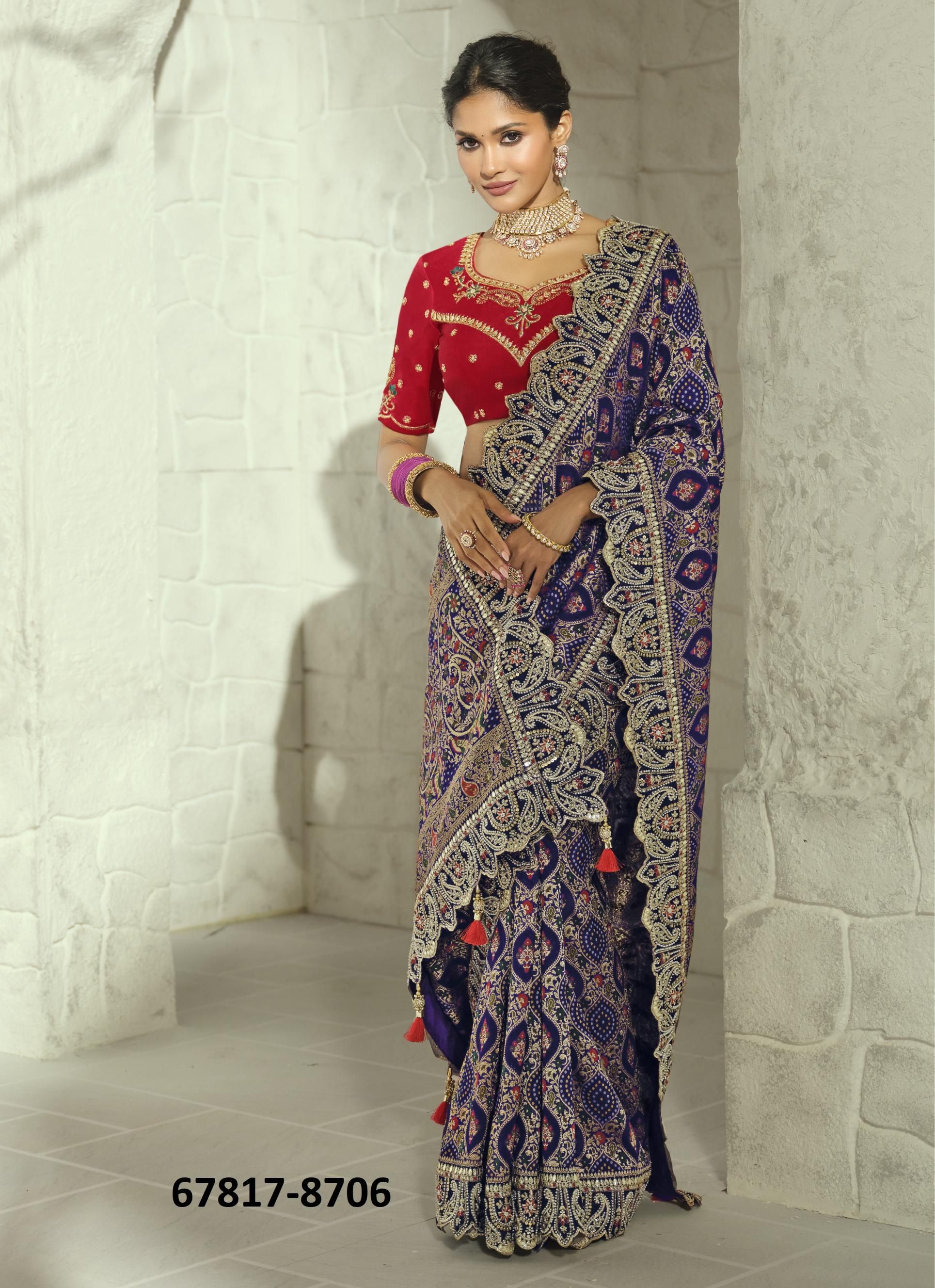 JAMNA - Catalog # 67817 (Set of 9 Sarees) JAMNA - Catalog # 67817 (Set of 9 Sarees)
