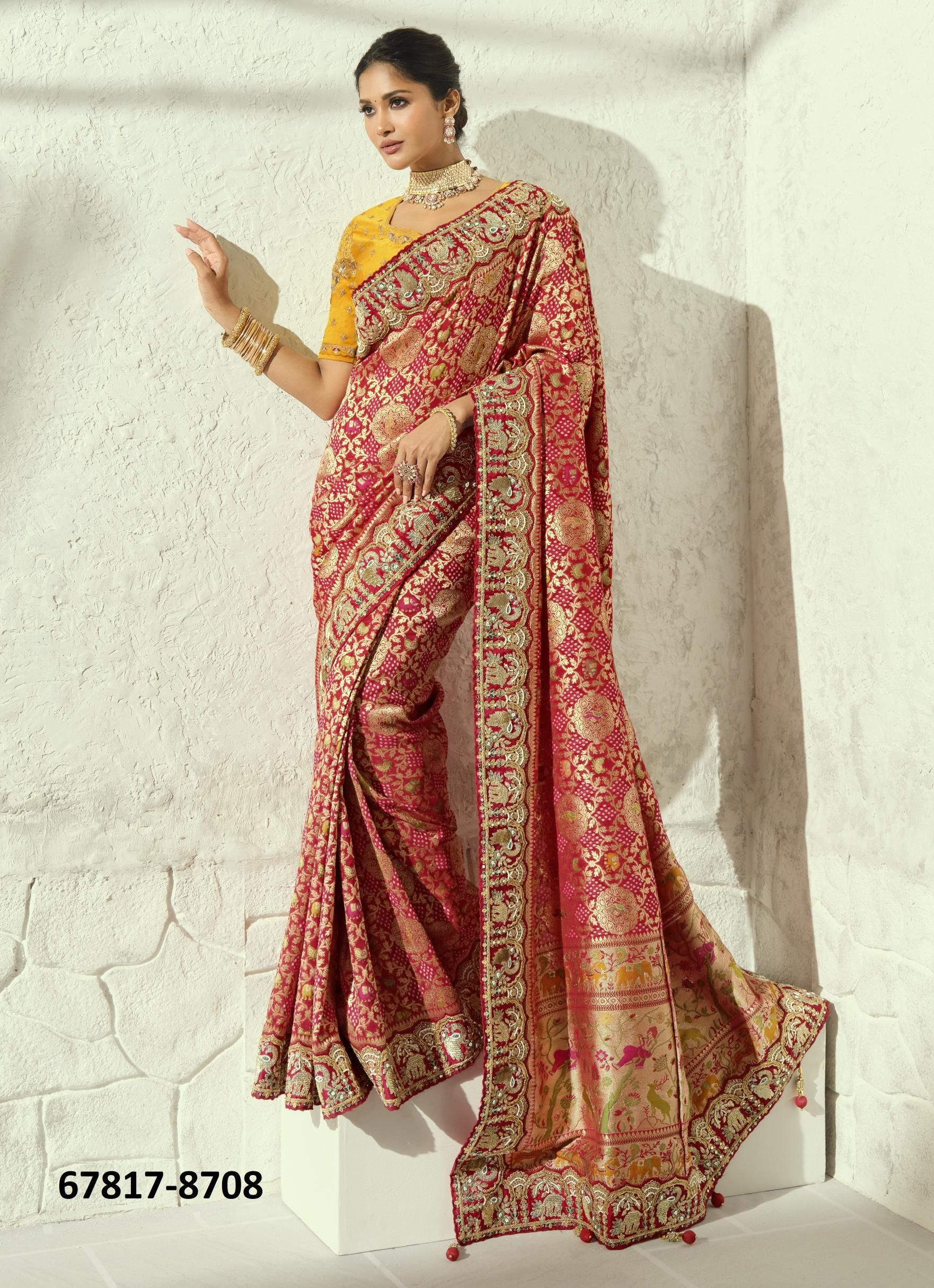 JAMNA - Catalog # 67817 (Set of 9 Sarees) JAMNA - Catalog # 67817 (Set of 9 Sarees)