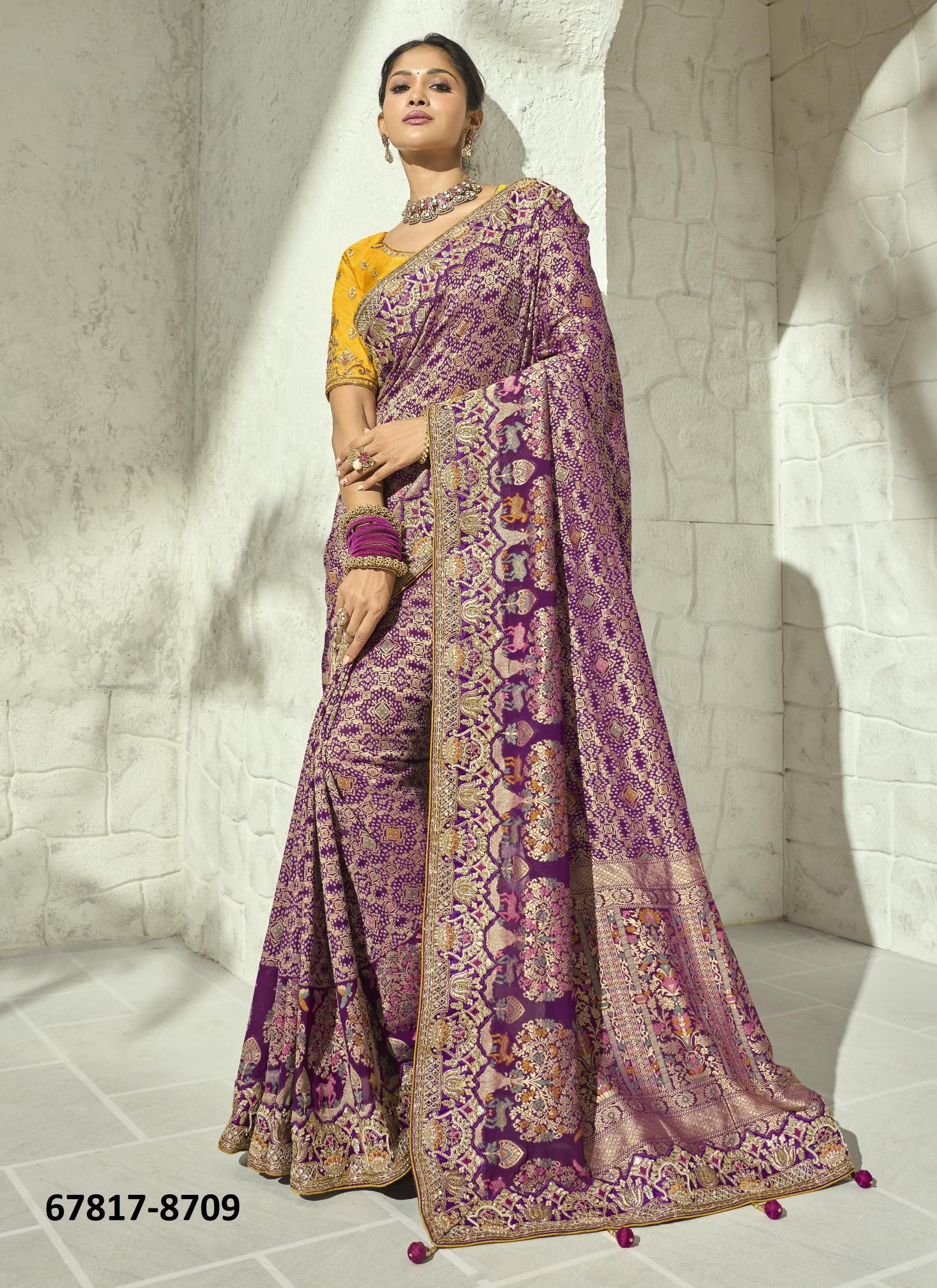 JAMNA - Catalog # 67817 (Set of 9 Sarees) JAMNA - Catalog # 67817 (Set of 9 Sarees)