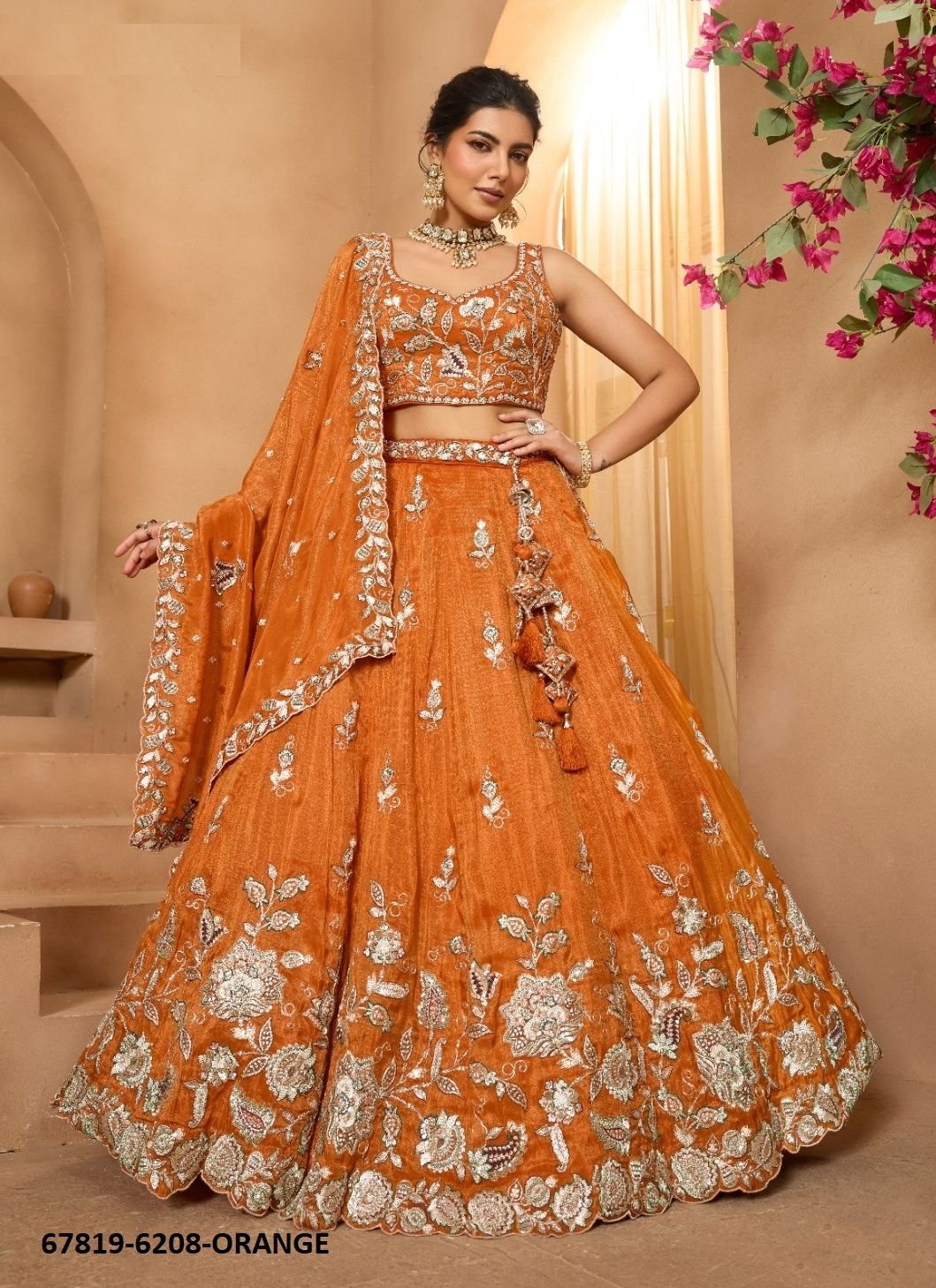 RITUAL - Catalog # 67819 (Set of 3 Semi-Stitched Lehengas) RITUAL - Catalog # 67819 (Set of 3 Semi-Stitched Lehengas)
