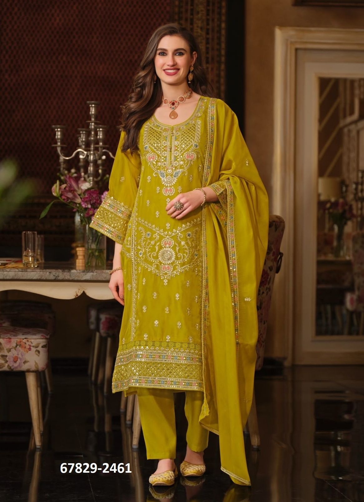 DHRISHYAM - Catalog # 67829 (Set of 3 Readymade Salwar Suits) DHRISHYAM - Catalog # 67829 (Set of 3 Readymade Salwar Suits)