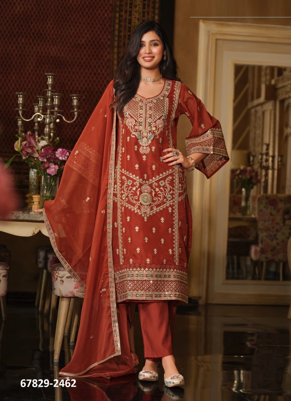 DHRISHYAM - Catalog # 67829 (Set of 3 Readymade Salwar Suits) DHRISHYAM - Catalog # 67829 (Set of 3 Readymade Salwar Suits)